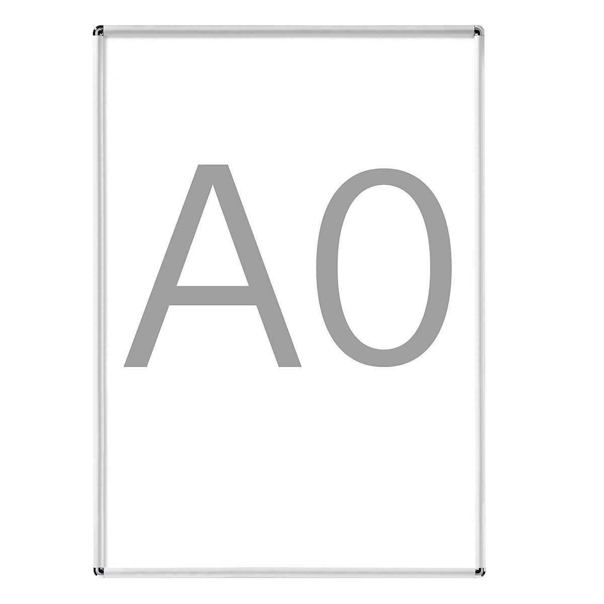 Display-klapframe, aluminium, VE = 2 stuks, voor A0-8