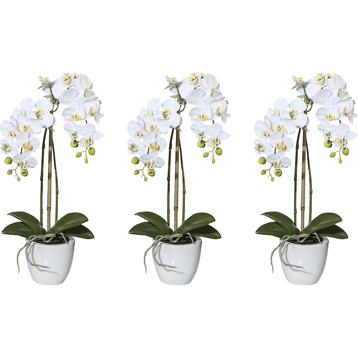 Kunstmatige plant miniorchidee Phalaenopsis