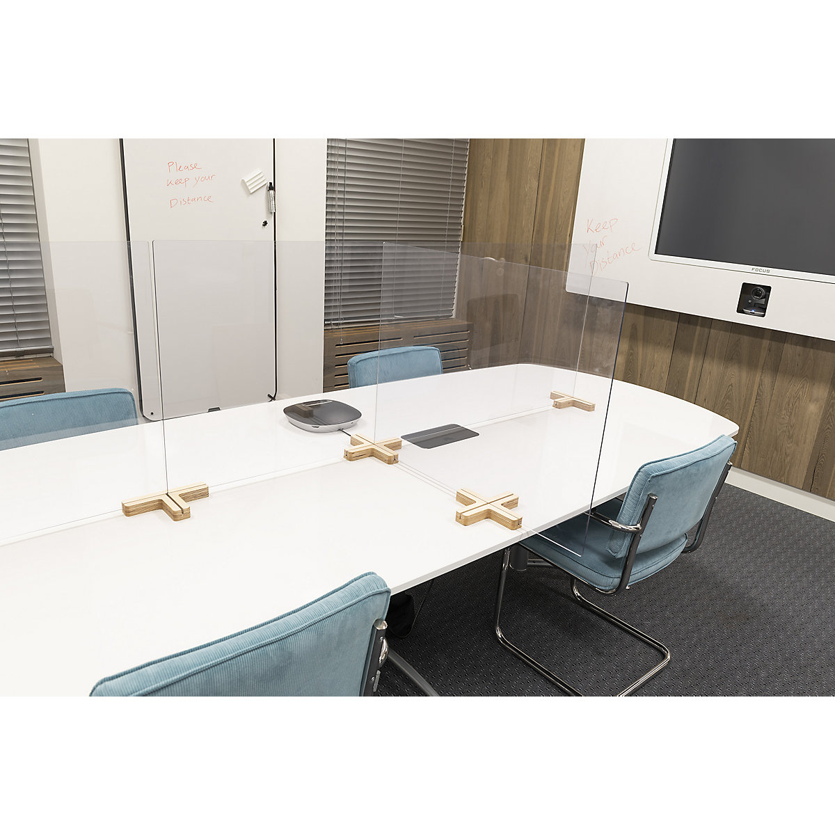 Scheidingsscherm voor bureaus/tafels (Productafbeelding 4)-3