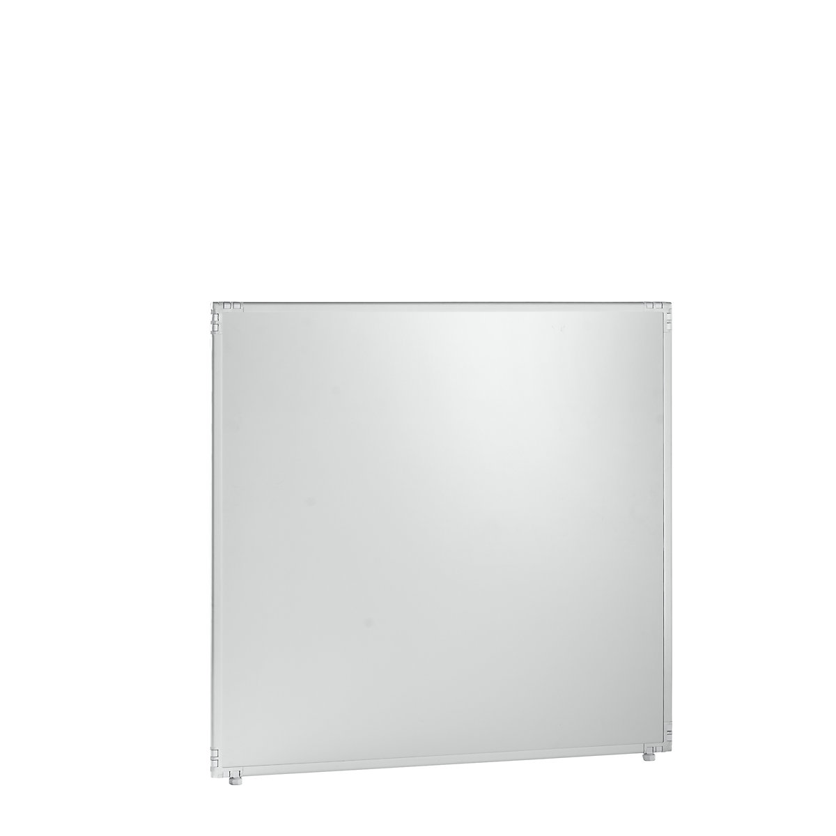 Scheidingswand, kunststof, frame lichtgrijs, 1300 x 1300 mm-11