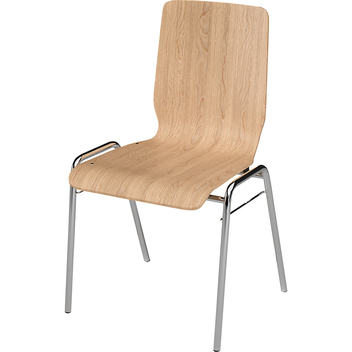 Houten kuipstoel NUKI