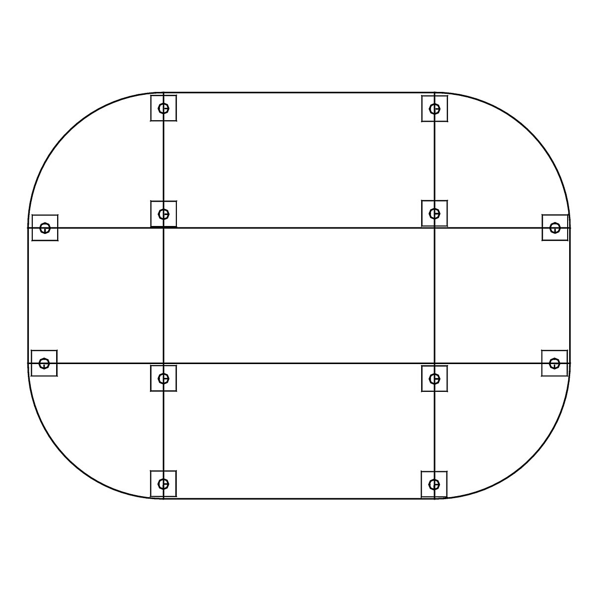 Blad voor vergadertafel – eurokraft pro (Productafbeelding 18)-17