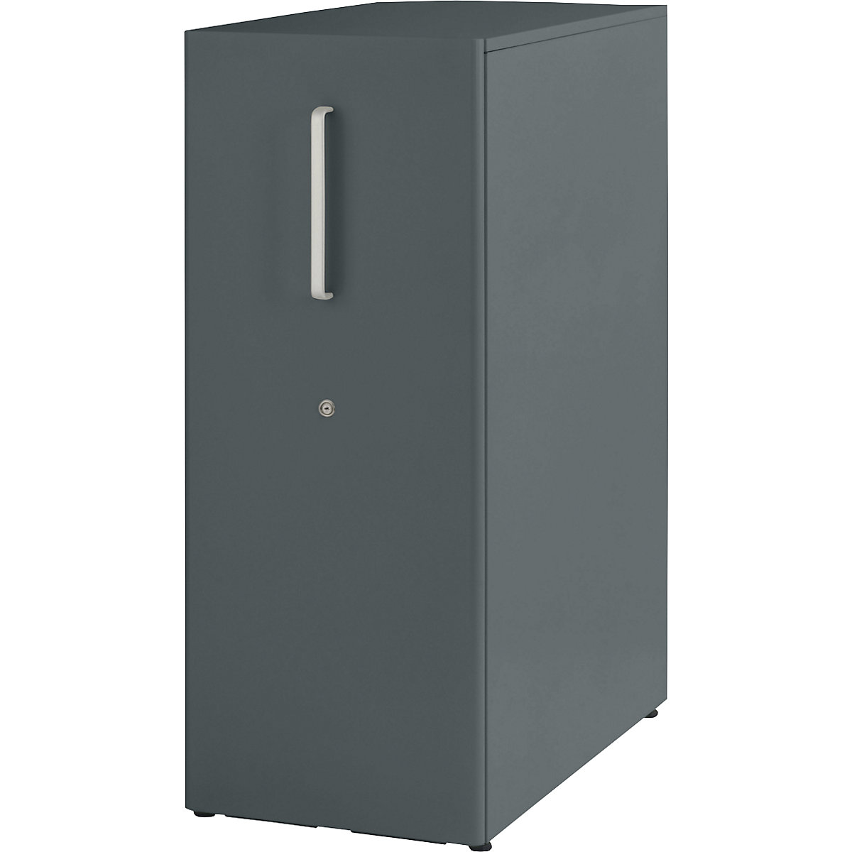 Assistentiemeubel Tower™ 3, met bovenblad en 1 prikbord – BISLEY, rechtsstaand, 2 legborden, slate-16