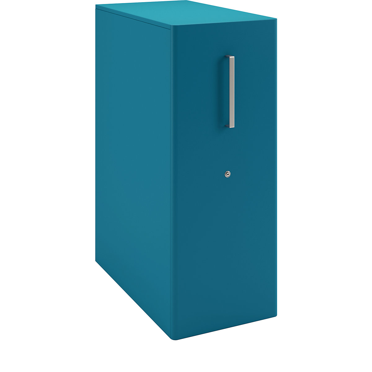 Assistentiemeubel Tower™ 4, met bovenblad en 1 prikbord – BISLEY, linksstaand, 1 legbord, azuur-12