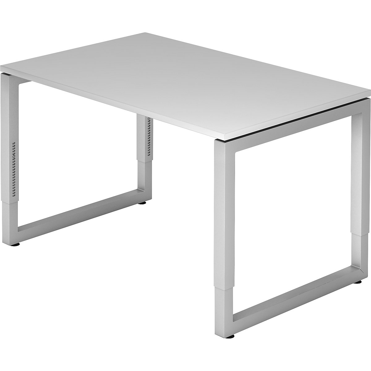 Bureautafel met frame van vierkante staalbuis ANNY – eurokraft pro, b x d = 1200 x 800 mm, lichtgrijs-8