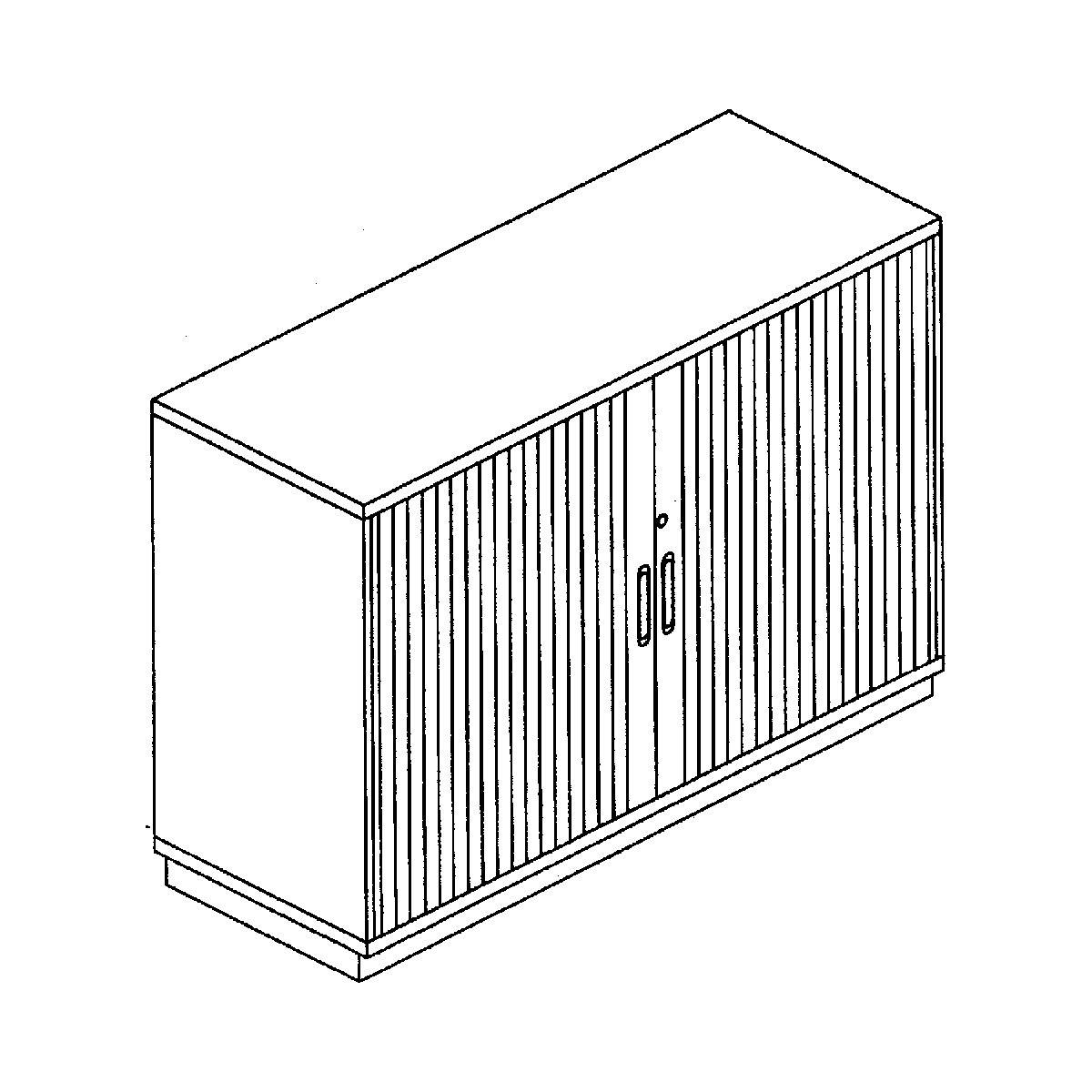 Staande roldeurkast P12 – eurokraft pro (Productafbeelding 2)-1