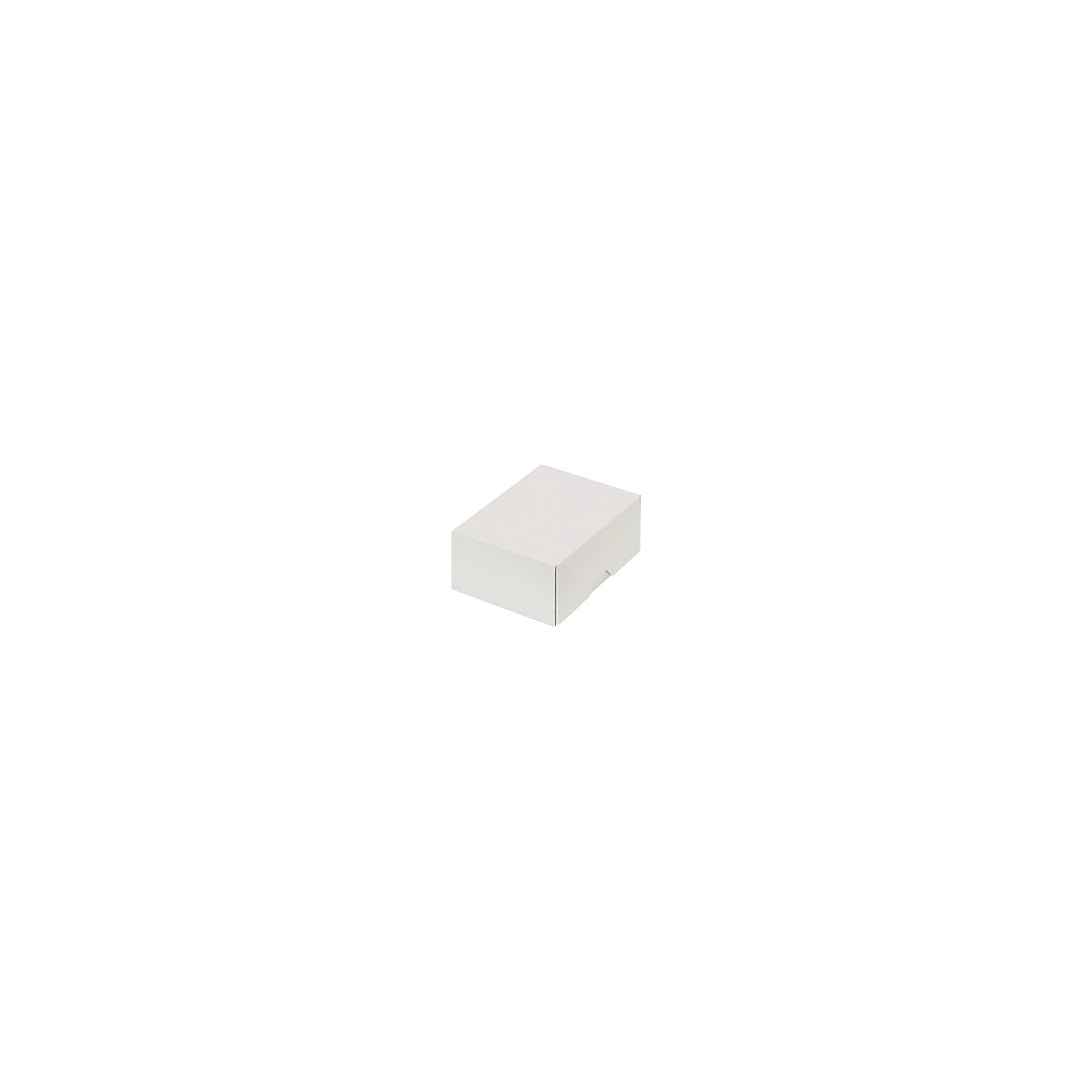 Dekseldoos – ratioform terra, tweedelig, inwendige afmetingen 125 x 85 x 48 mm, wit, vanaf 50 stuks-28