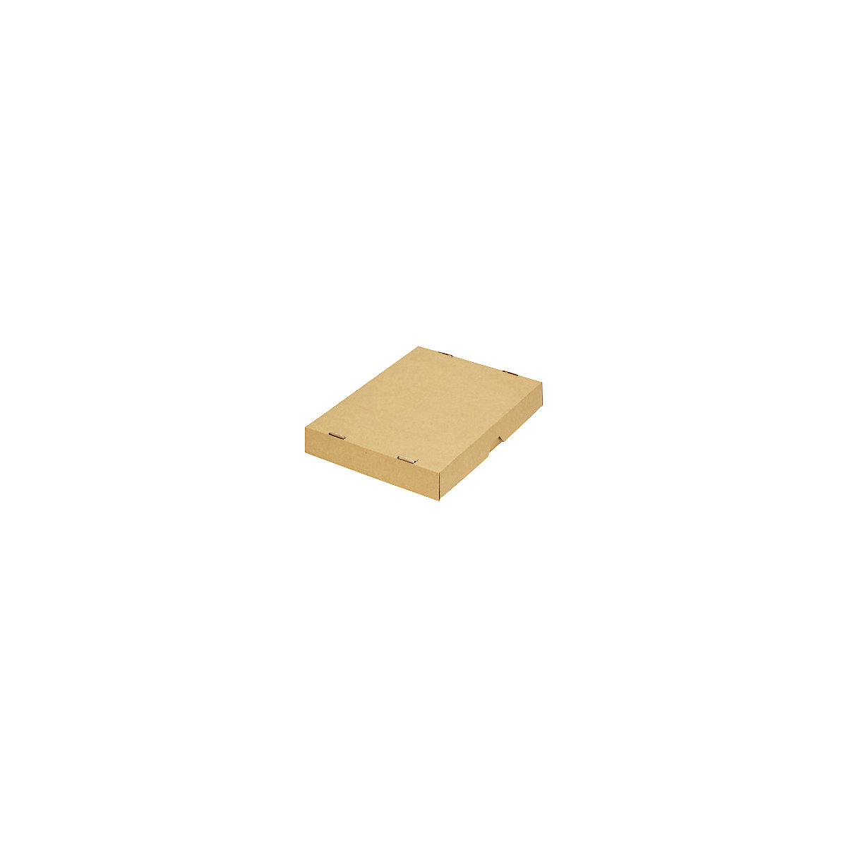 Dekseldoos – ratioform terra, tweedelig, inwendige afmetingen 214 x 151 x 25 mm, A5, bruin, vanaf 50 stuks-47