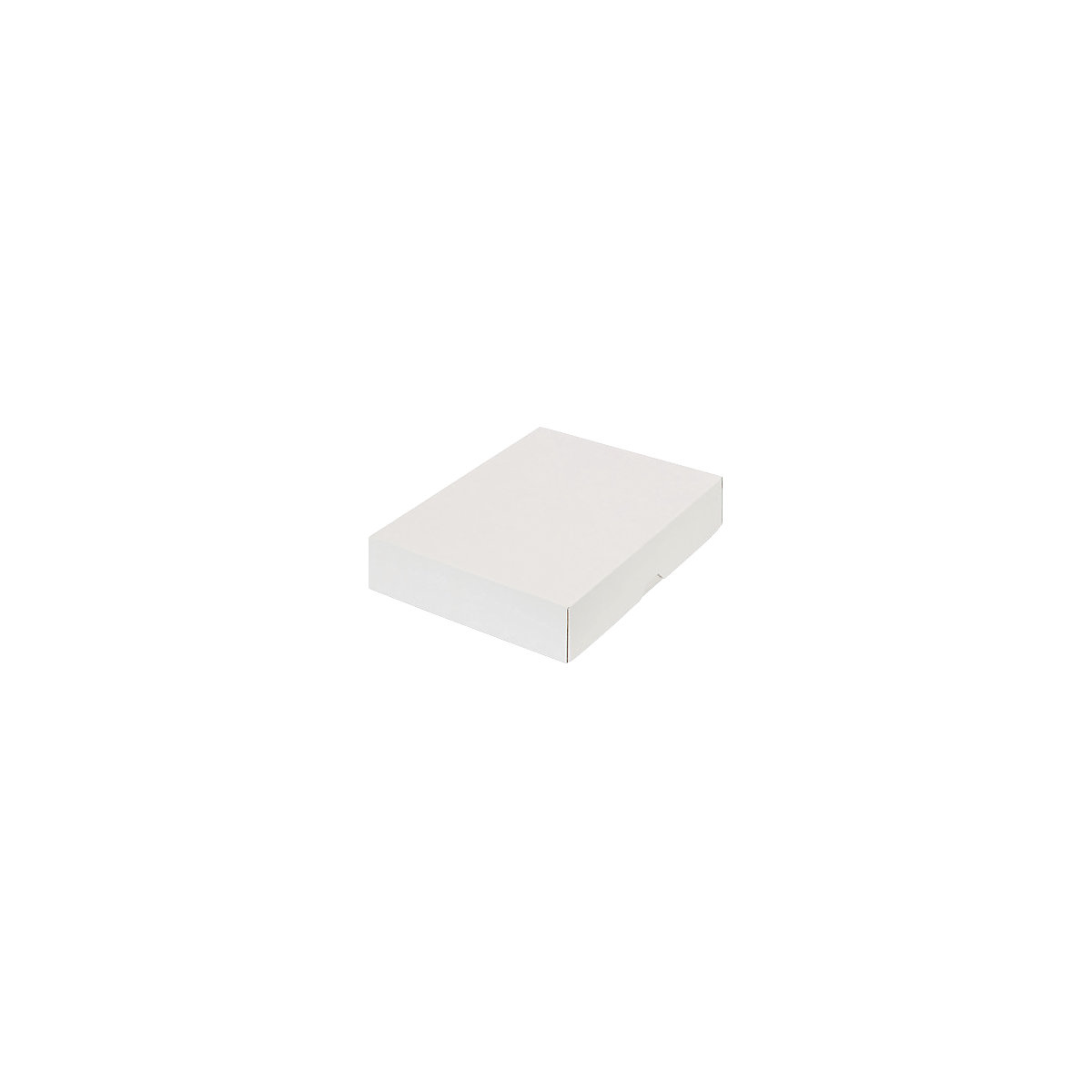 Dekseldoos – ratioform terra, tweedelig, inwendige afmetingen 252 x 180 x 45 mm, B5, wit, vanaf 30 stuks-52