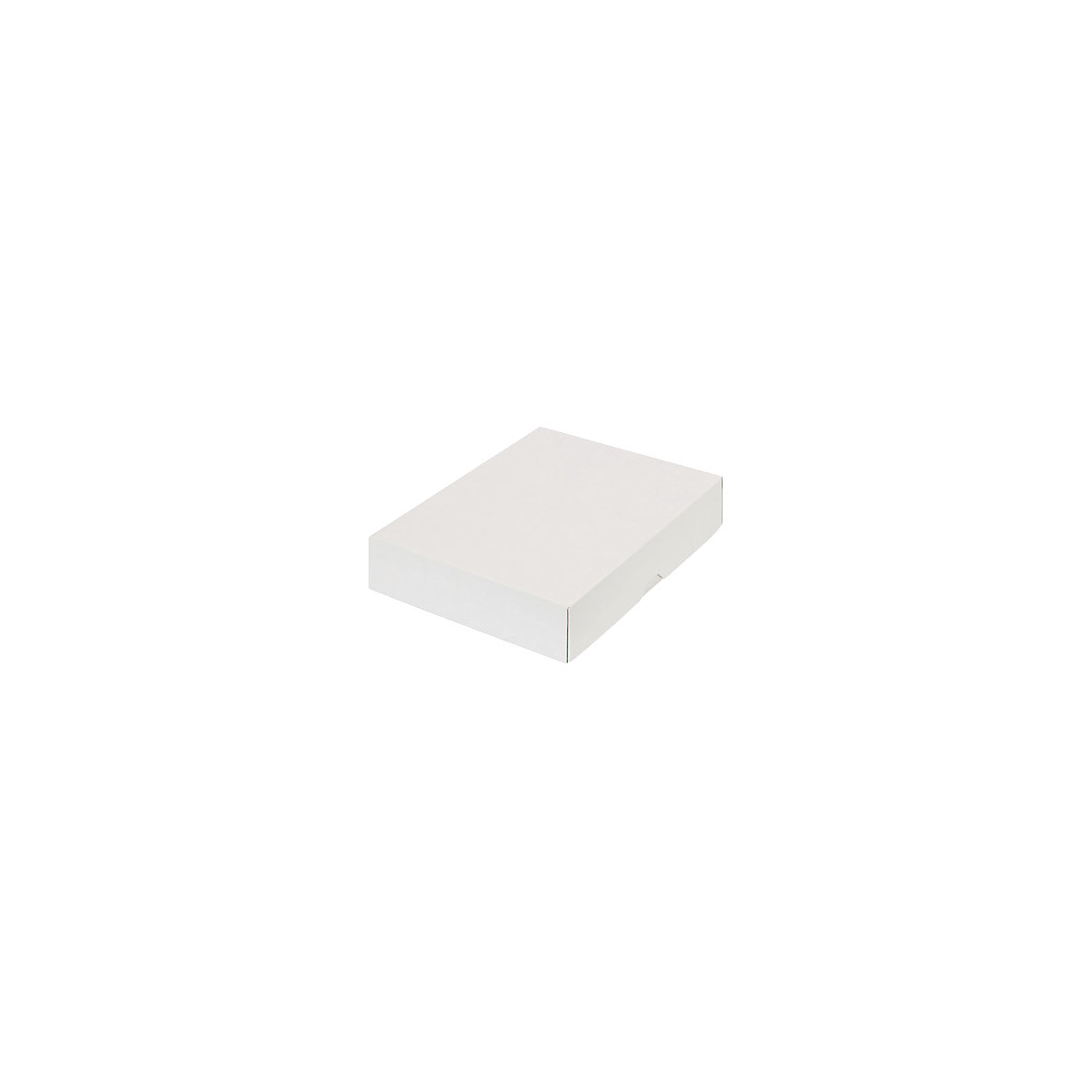 Stülpdeckelkarton, braun, Innenmaße 252 x 180 x 45 mm, B5, weiß, ab 30 Stk