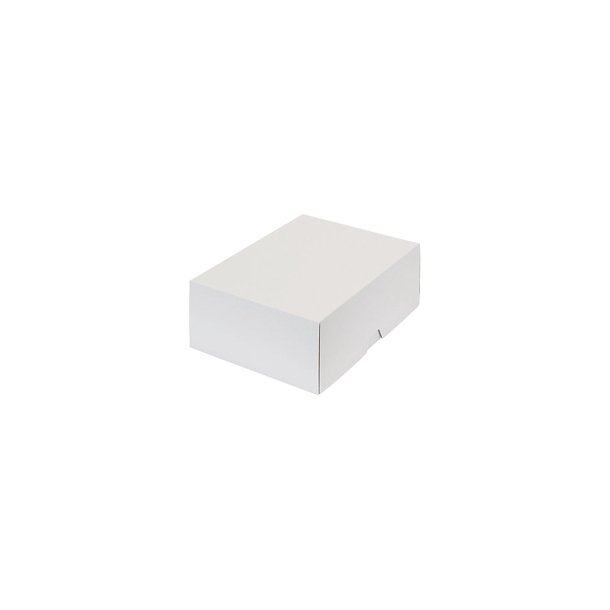 Stülpdeckelkarton, braun, Innenmaße 305 x 214 x 107 mm, A4, weiß, ab 100 Stk