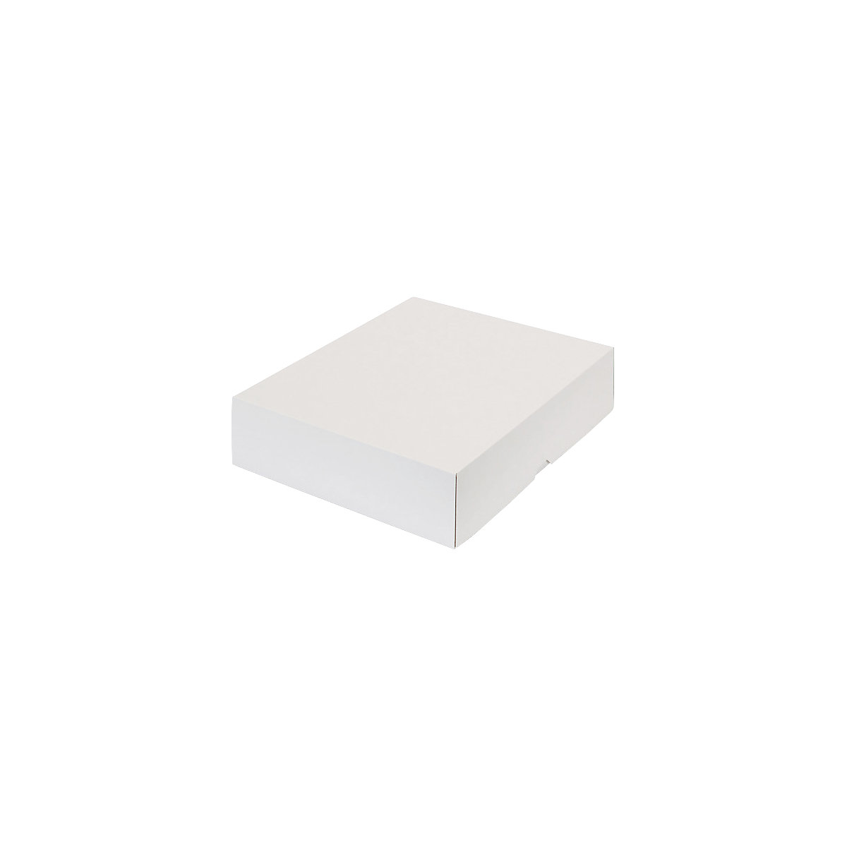 Stülpdeckelkarton, braun, Innenmaße 355 x 275 x 80 mm, B4, weiß, ab 120 Stk