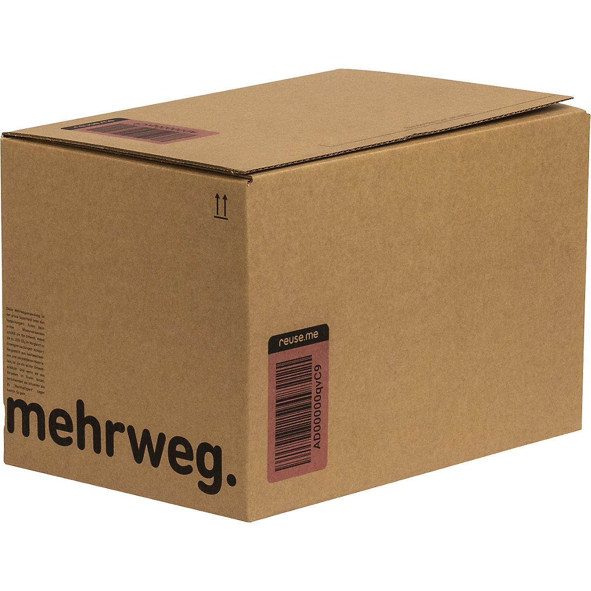 Mehrweg-Automatikkarton ratioform terra, für reuse.me-System, Innenmaße 294 x 194 x 190 mm, VE 20 Stk-4