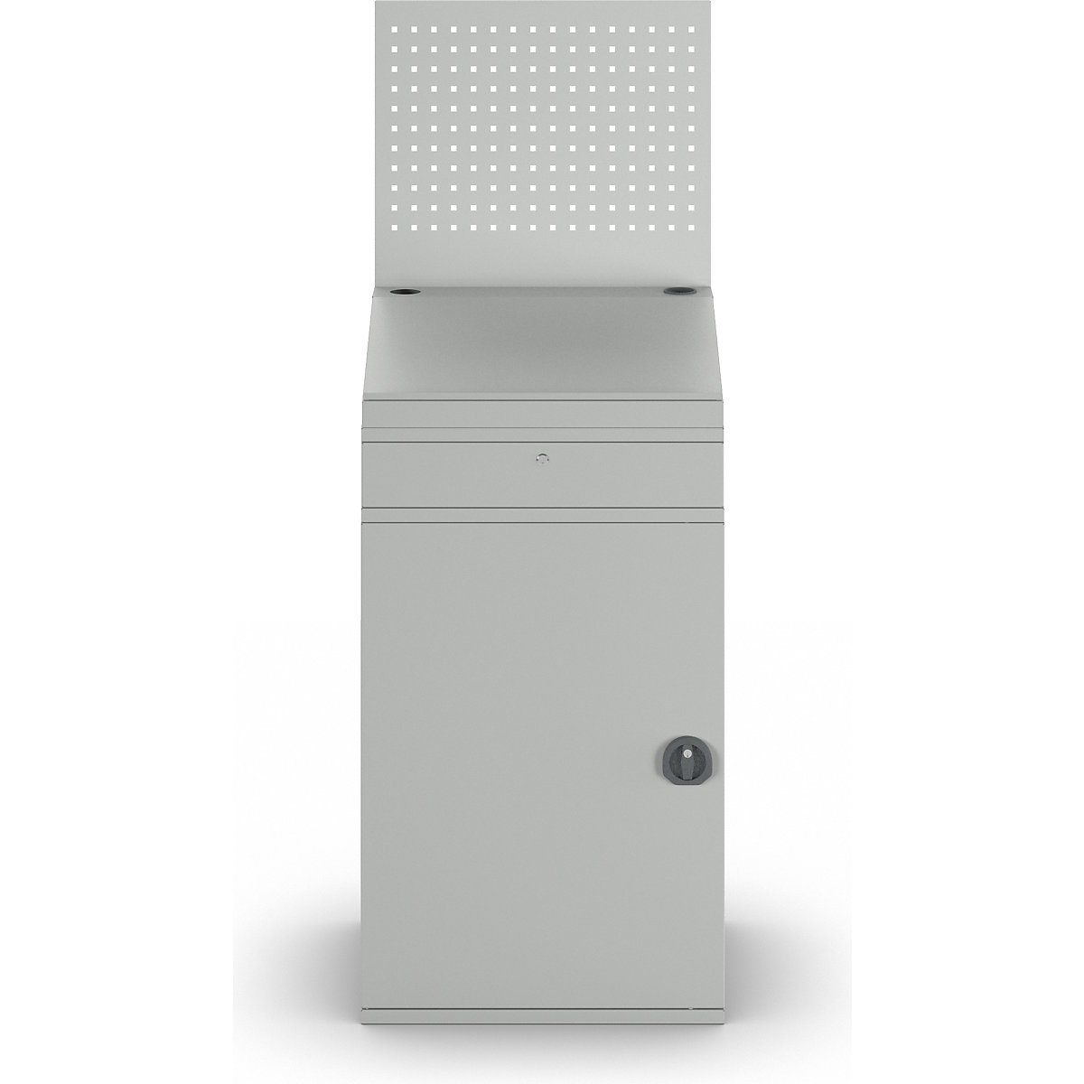 Computer-werkstation, staalplaat – eurokraft pro (Productafbeelding 4)-3