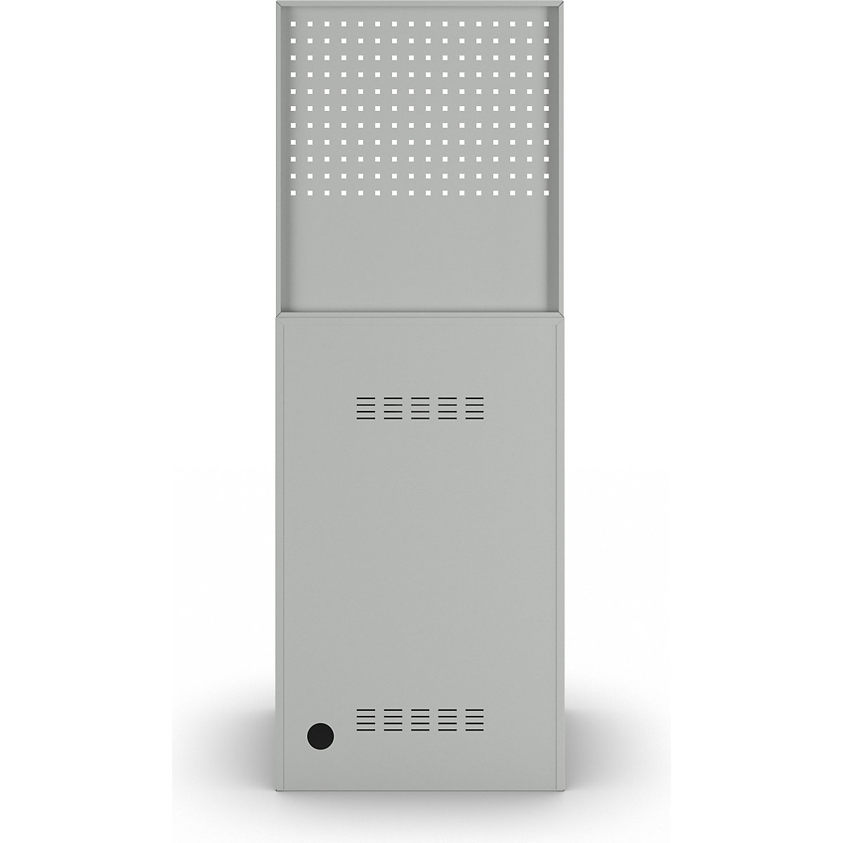 Computer-werkstation, staalplaat – eurokraft pro (Productafbeelding 2)-1