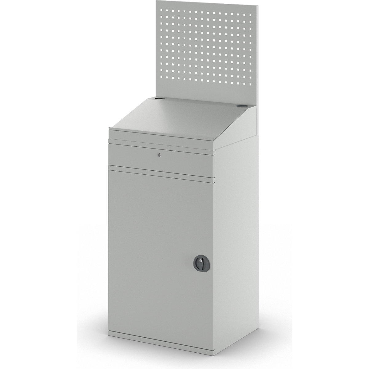 Computer-werkstation, staalplaat – eurokraft pro (Productafbeelding 3)-2