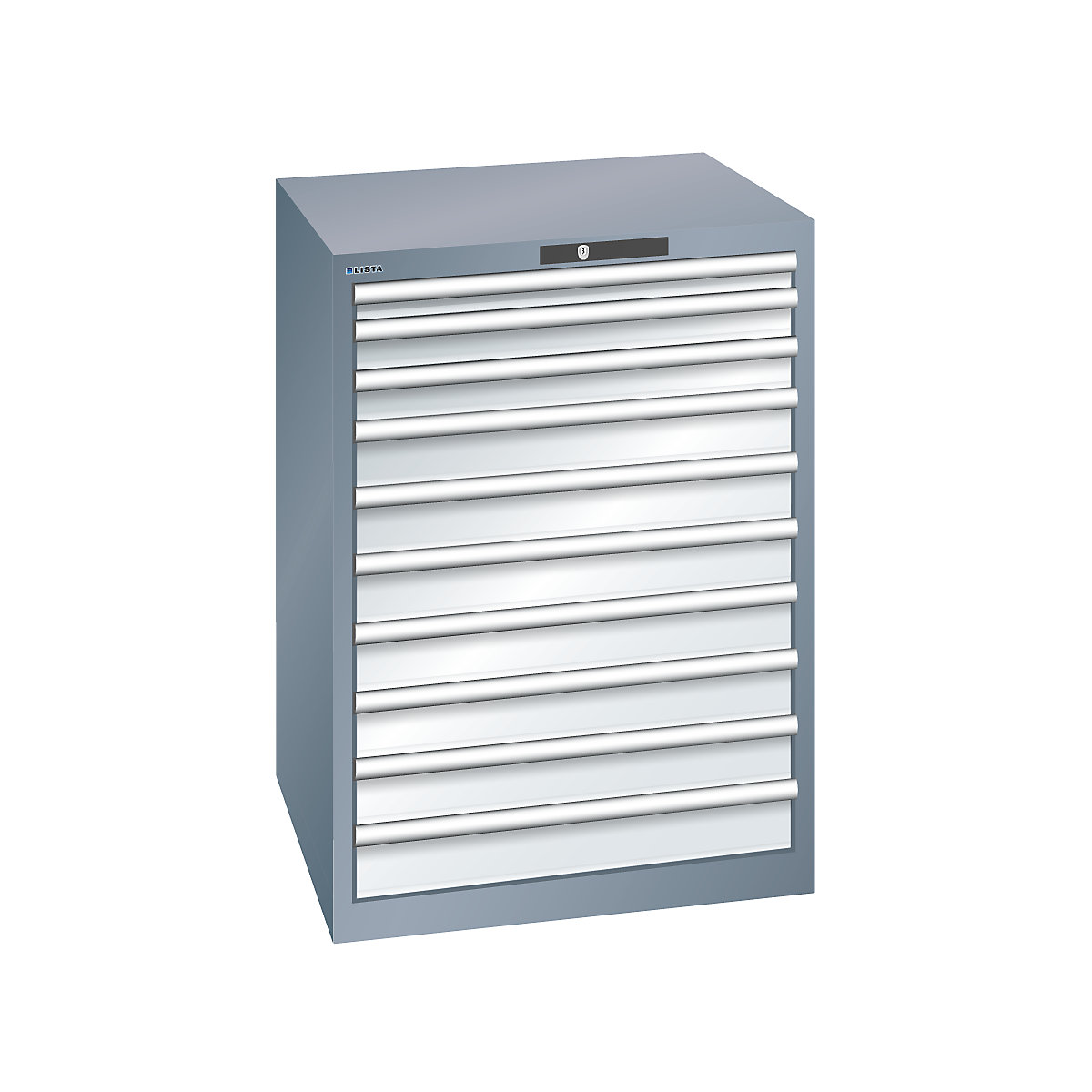 Ladenkast, plaatstaal &ndash; LISTA