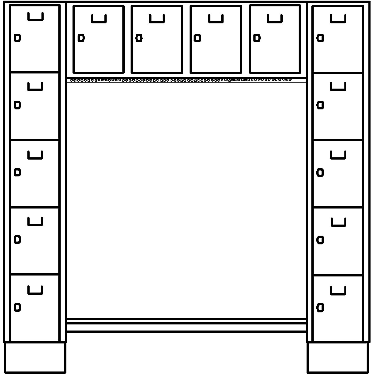 Garderobesystem, open – Wolf (Productafbeelding 2)-1