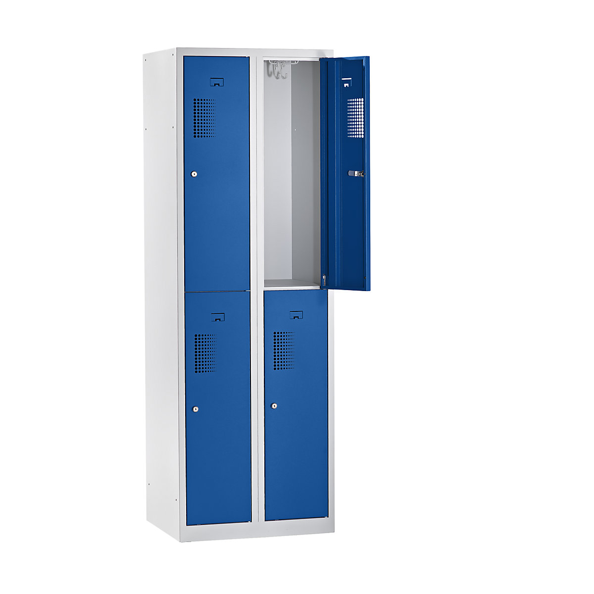 Lockerkast met twee verdiepingen Amsterdam – eurokraft basic (Productafbeelding 3)-2