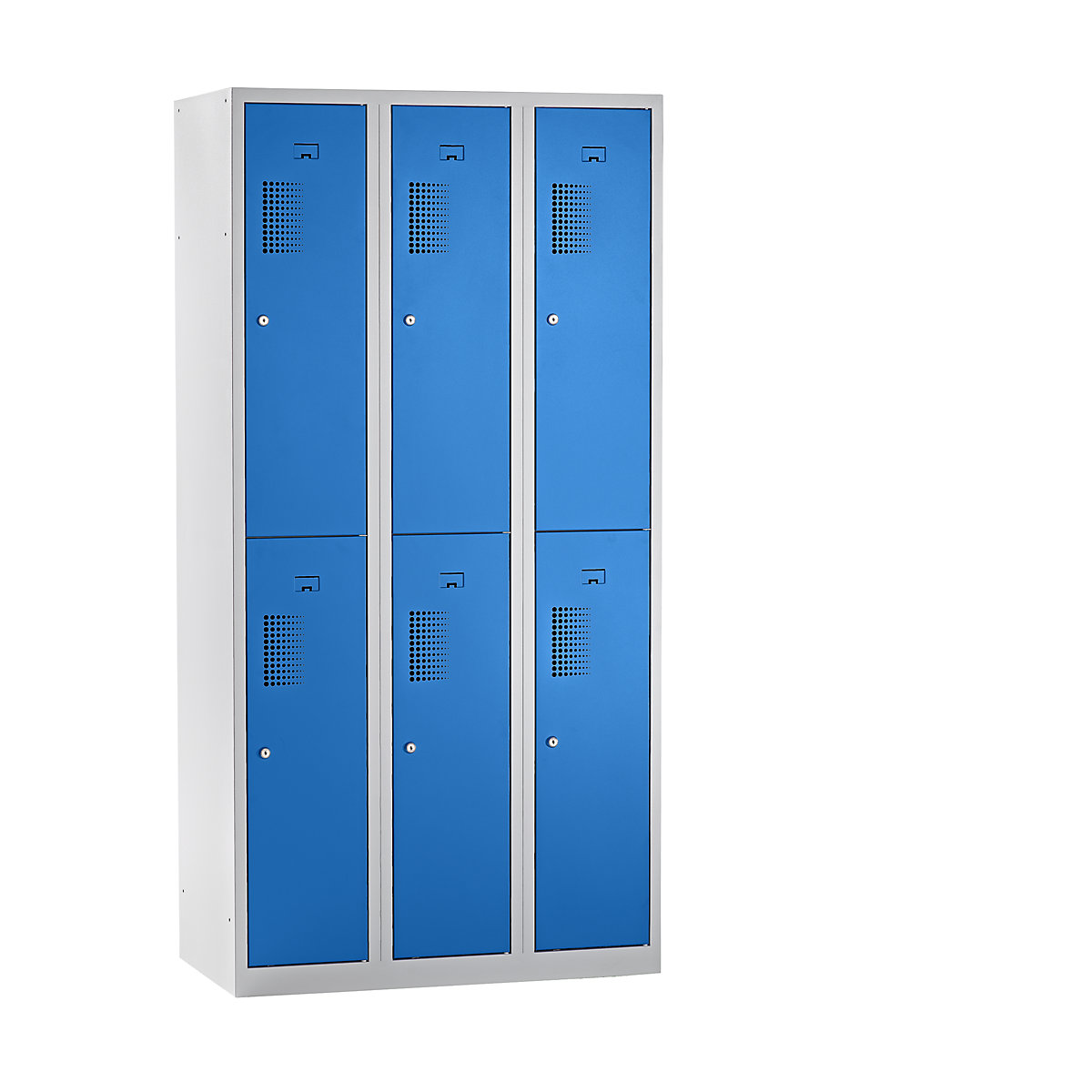 Lockerkast met twee verdiepingen Amsterdam – eurokraft basic (Productafbeelding 2)-1