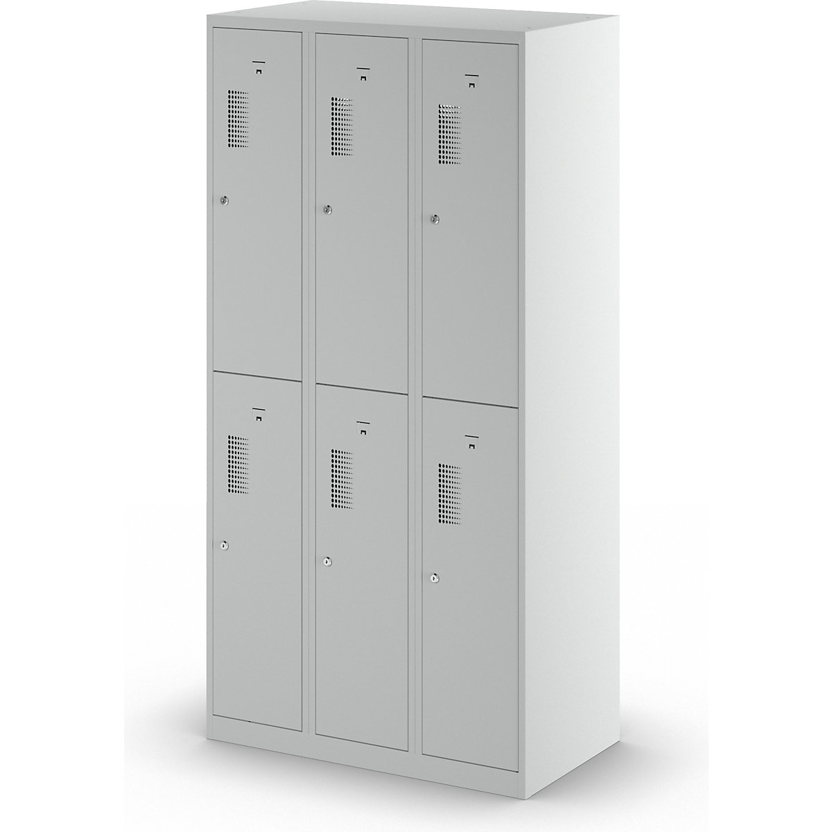 Lockerkast met twee verdiepingen Amsterdam – eurokraft basic (Productafbeelding 5)-4