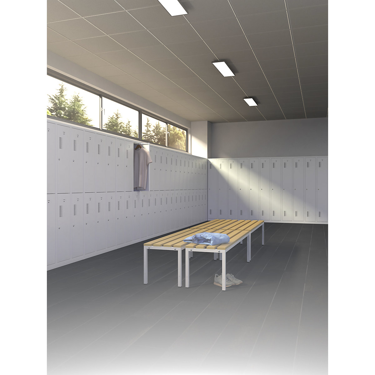 Lockerkast met twee verdiepingen Amsterdam – eurokraft basic (Productafbeelding 8)-7