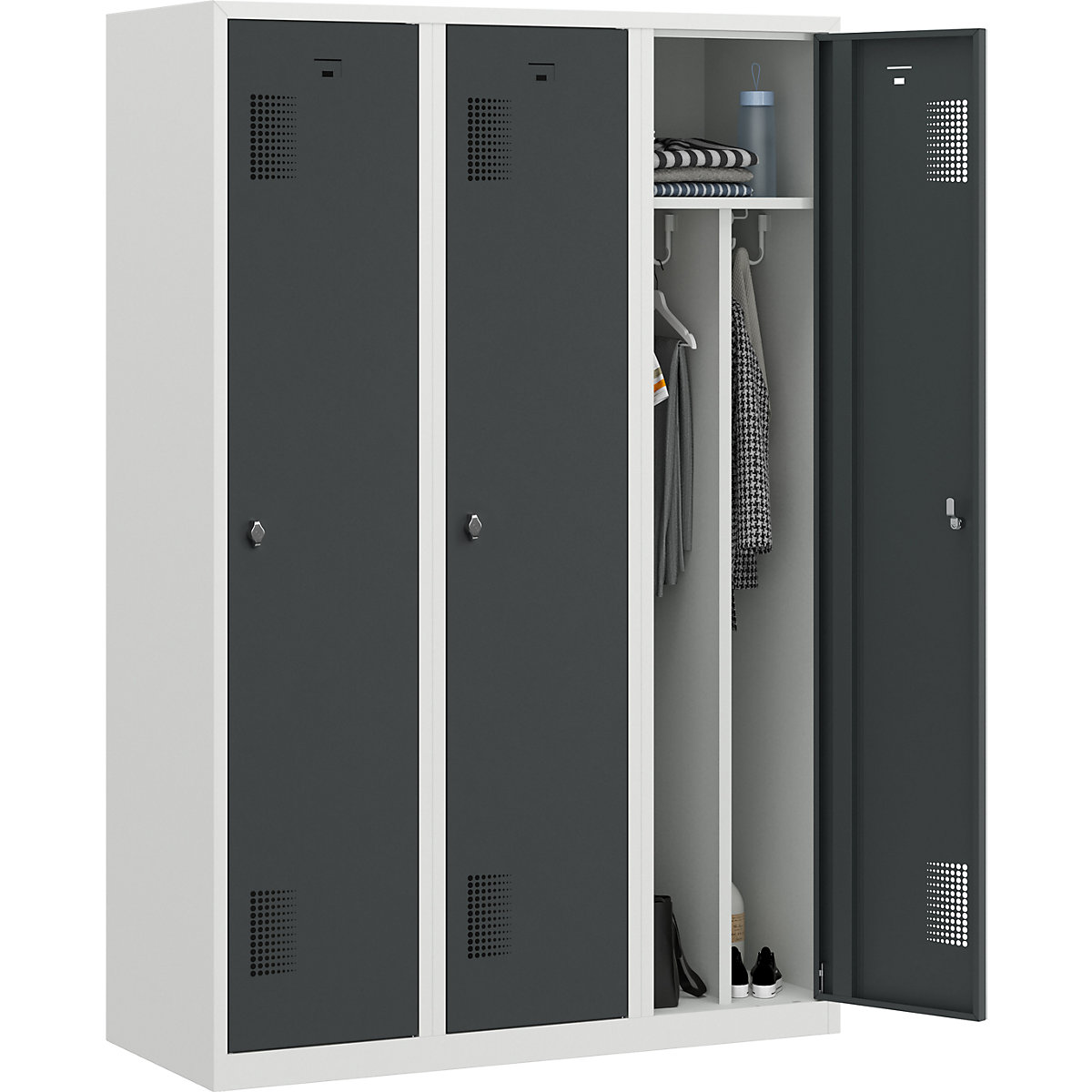 Multifunctionele lockerkast Amsterdam – eurokraft basic (Productafbeelding 3)-2