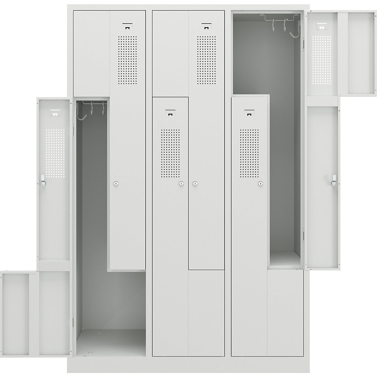 Z-lockerkast Amsterdam – eurokraft basic (Productafbeelding 4)-3