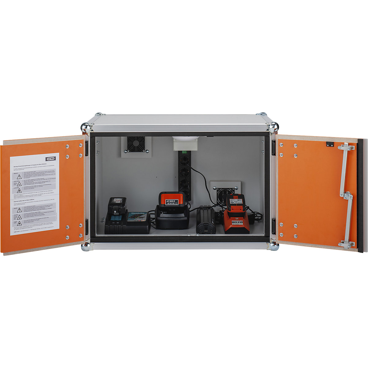Veilige acculaadkast BASIC – CEMO (Productafbeelding 3)-2
