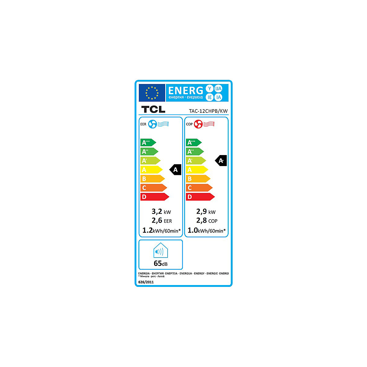 Mobiele airconditioning 11000 BTU – TCL (Productafbeelding 2)-1