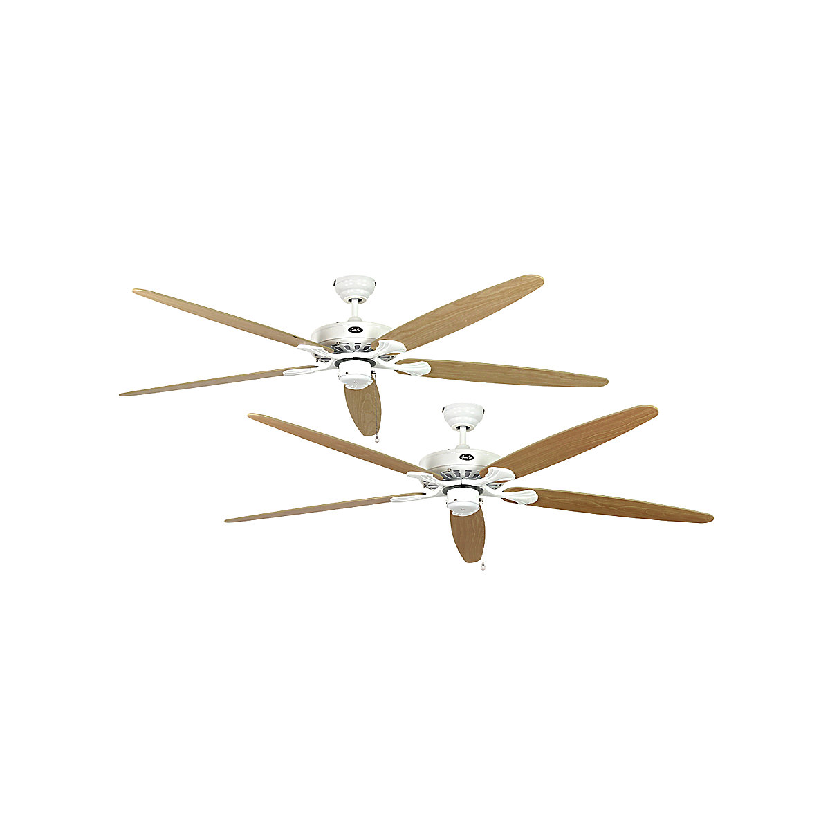 Plafondventilator CLASSIC ROYAL, propellerblad-Ø 1800 mm, ahornhout / beukenhout / wit gelakt-9