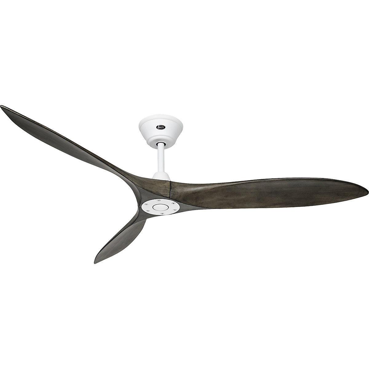Plafondventilator ECO AIRSCREW, propellerblad-Ø 1520 mm, grijs / matwit