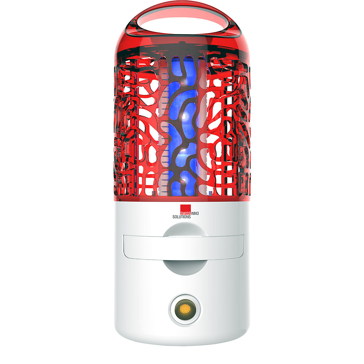 UV-Insektenvernichter 4 W, aufladbar, LED, akkubetrieben, ØxH 113 x 275 mm, weiß/rot