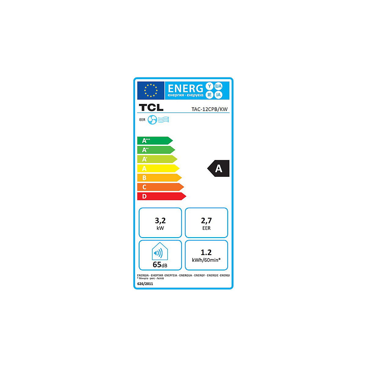 TCL Mobiles Klimagerät 11000 BTU (Produktabbildung 11)