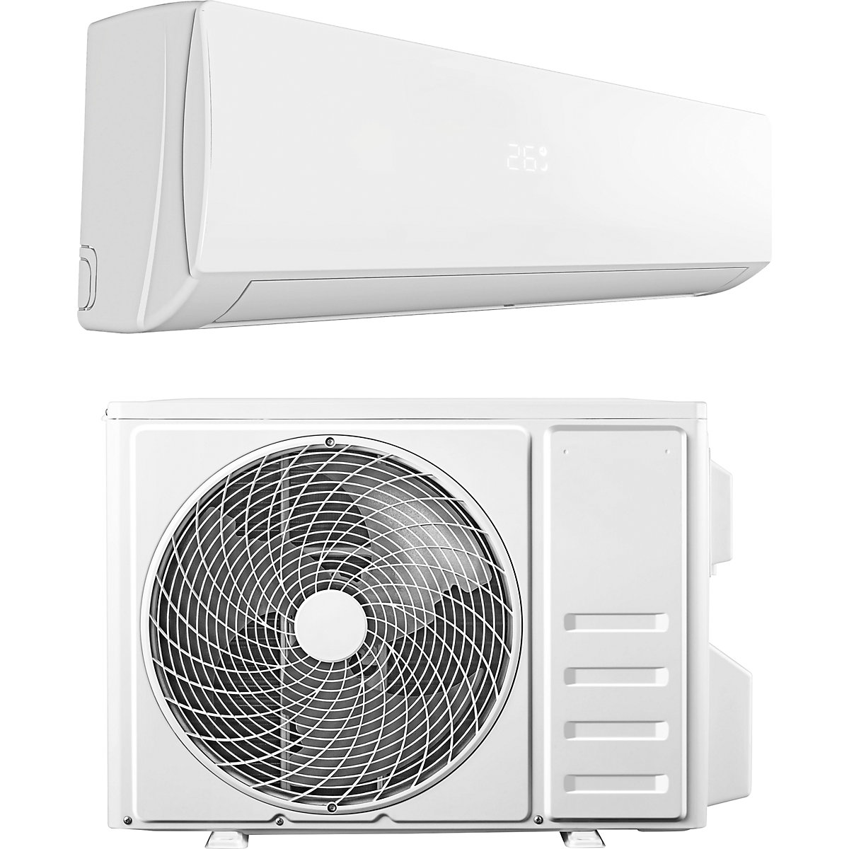 TCL Split-Klimaanlage 18.000 BTU, 5,1 kW, 4-in-1-Gerät, Kühlen und Heizen, weiß