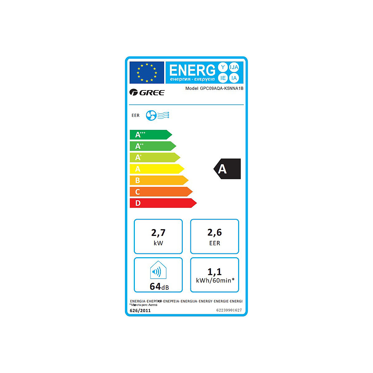 Mobilní klimatizační jednotka 9000 BTU – GREE (Obrázek výrobku 2)-1
