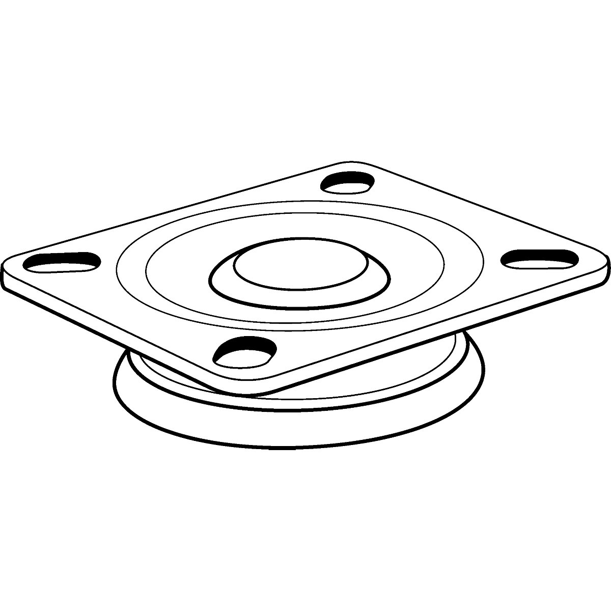 Komplet termoplastičnih gumijastih koles z montažno ploščo – Proroll (Slika izdelka 5)-4