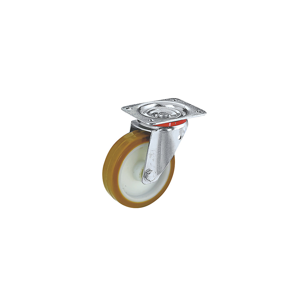 Poliuretanski kolesni plašč na poliamidnem platišču – Wicke, Ø x širina kolesa 200 x 48 mm, vrtljivo kolo z drsnim ležajem-3