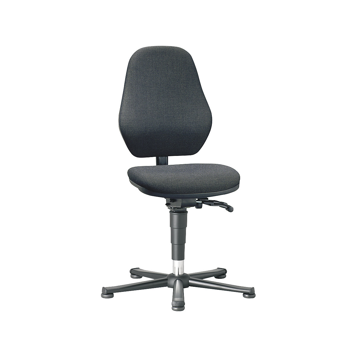 Krzesło do pracy – bimos, mechanizm synchroniczny, na ślizgaczach, obicie z materiału-3