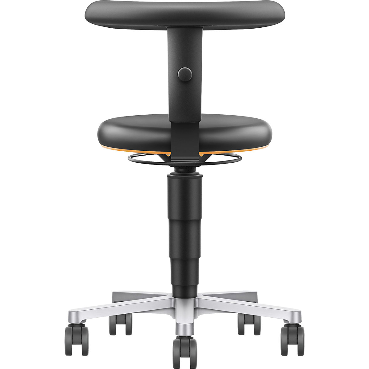 Fotel laboratoryjny mobilny, z elastycznym oparciem – bimos (Zdjęcie produktu 2)-1