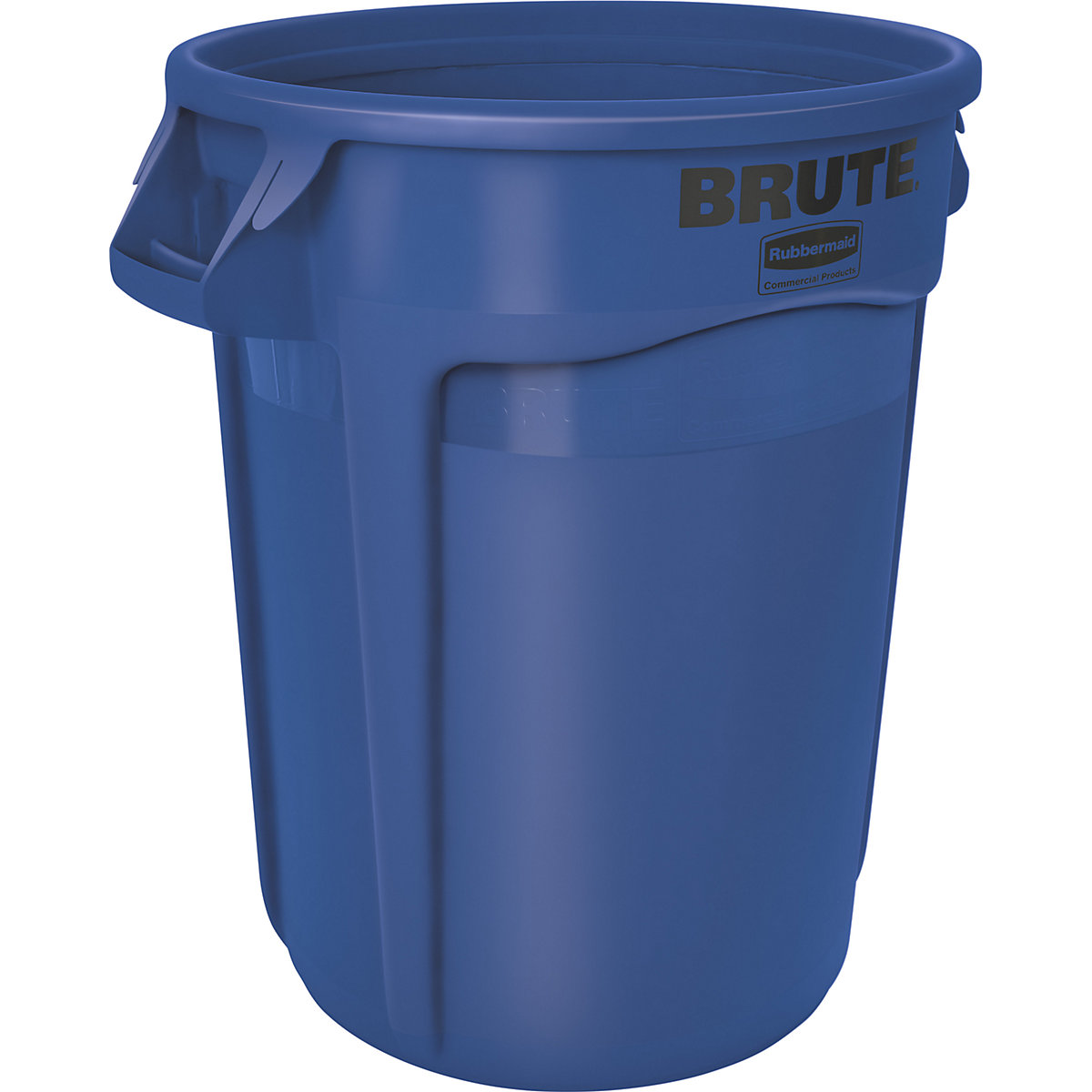 Univerzalni kontejner BRUTE®, okrugli – Rubbermaid, sadržaj 75 l, u plavoj boji
