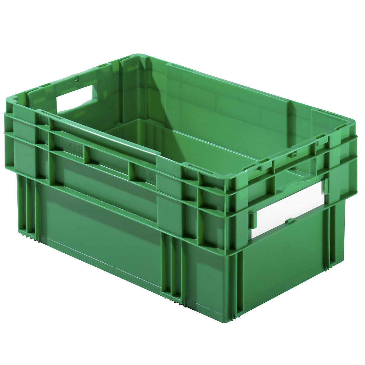 Kutija za slaganje, volumen 49 l, zatvorene stijenke i dno, pak. 4 kom., u zelenoj boji