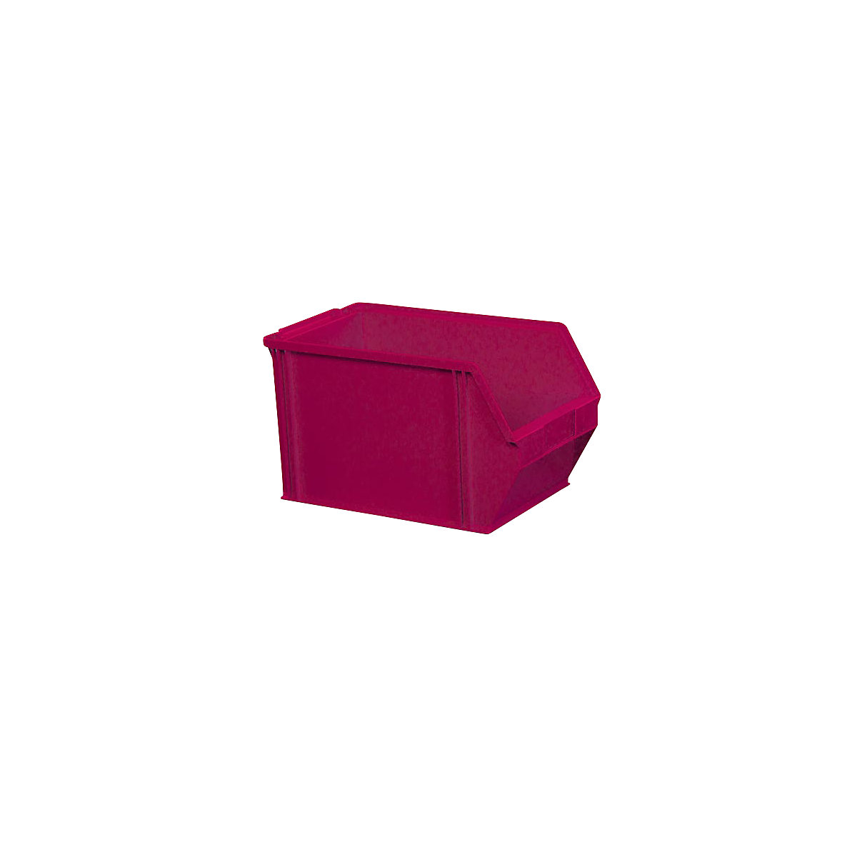 Otvorena skladišna kutija od polistirena, dužina 350 mm, ŠxV 200 x 200 mm, pak. 12 kom., u crvenoj boji-14