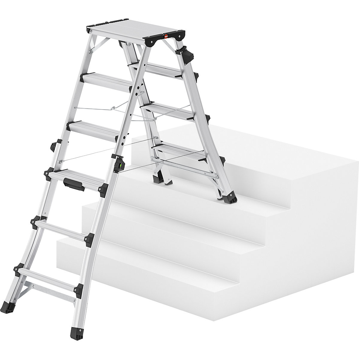 Telescopische vouwladder D100 TL – Hailo (Productafbeelding 4)-3