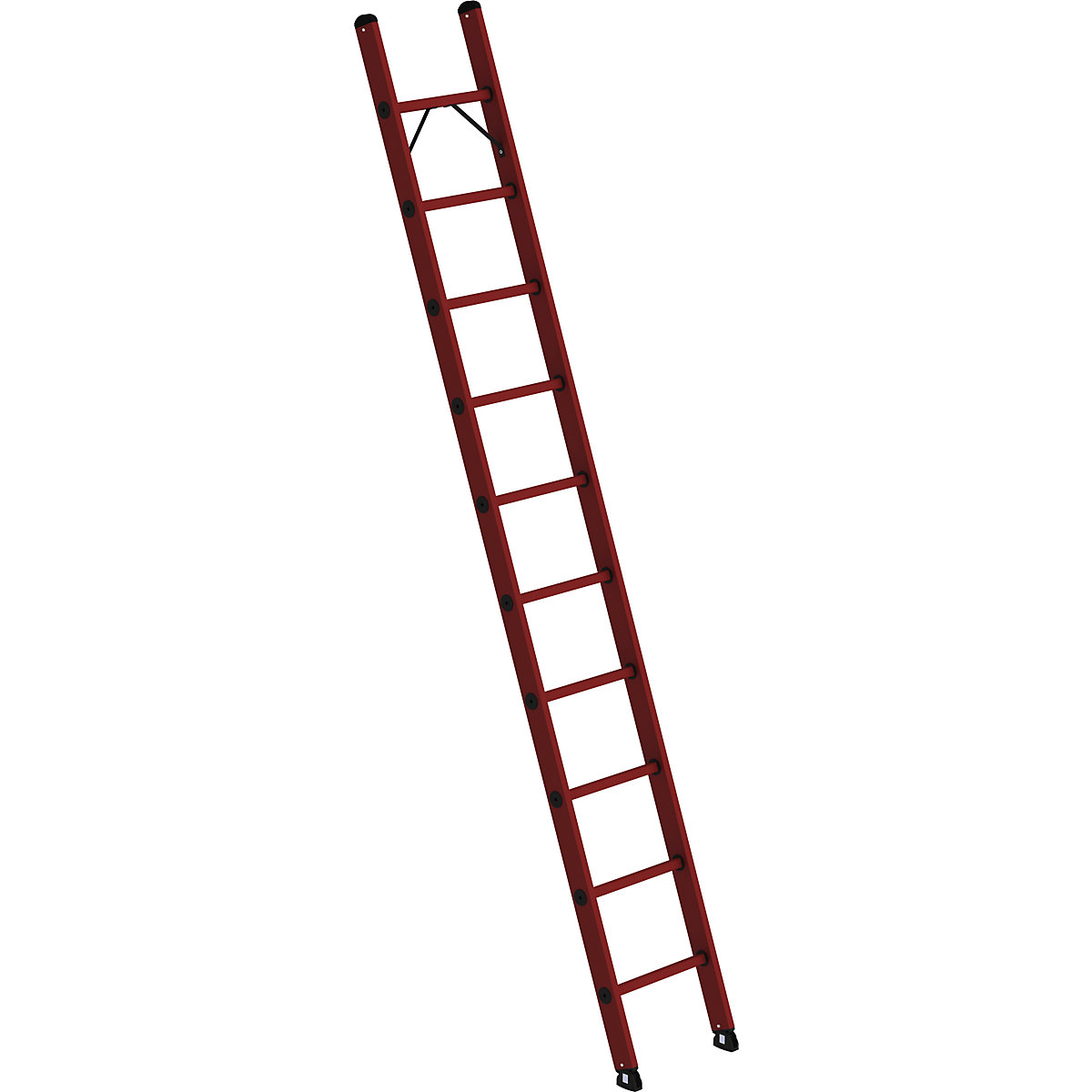 Full plastic lean to ladder – MUNK, made entirely of GRP, 10 rungs-2