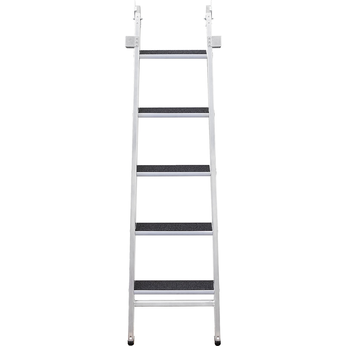 Glass cleaner step ladder – MUNK, components of midsection, 5 steps, with tread cover-1