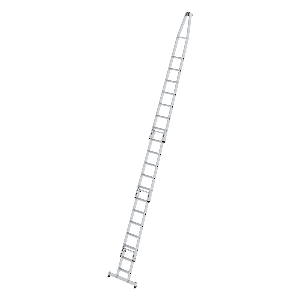 Glass cleaner step ladder – MUNK, standard, 4 parts, 19 steps-7