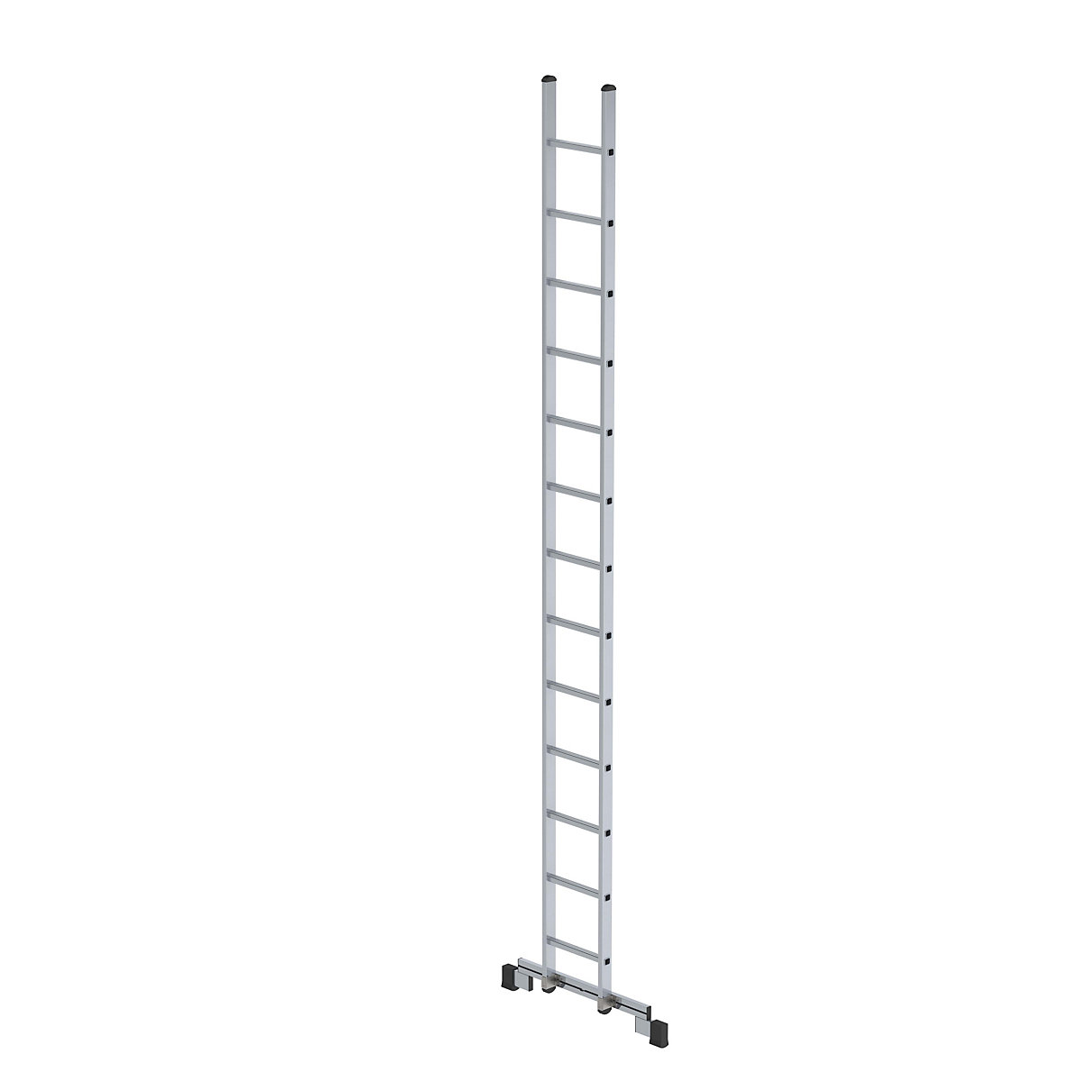 Lean to ladder with rungs – MUNK, width 350 mm, rail 58 x 25 mm, 13 rungs, with support-4