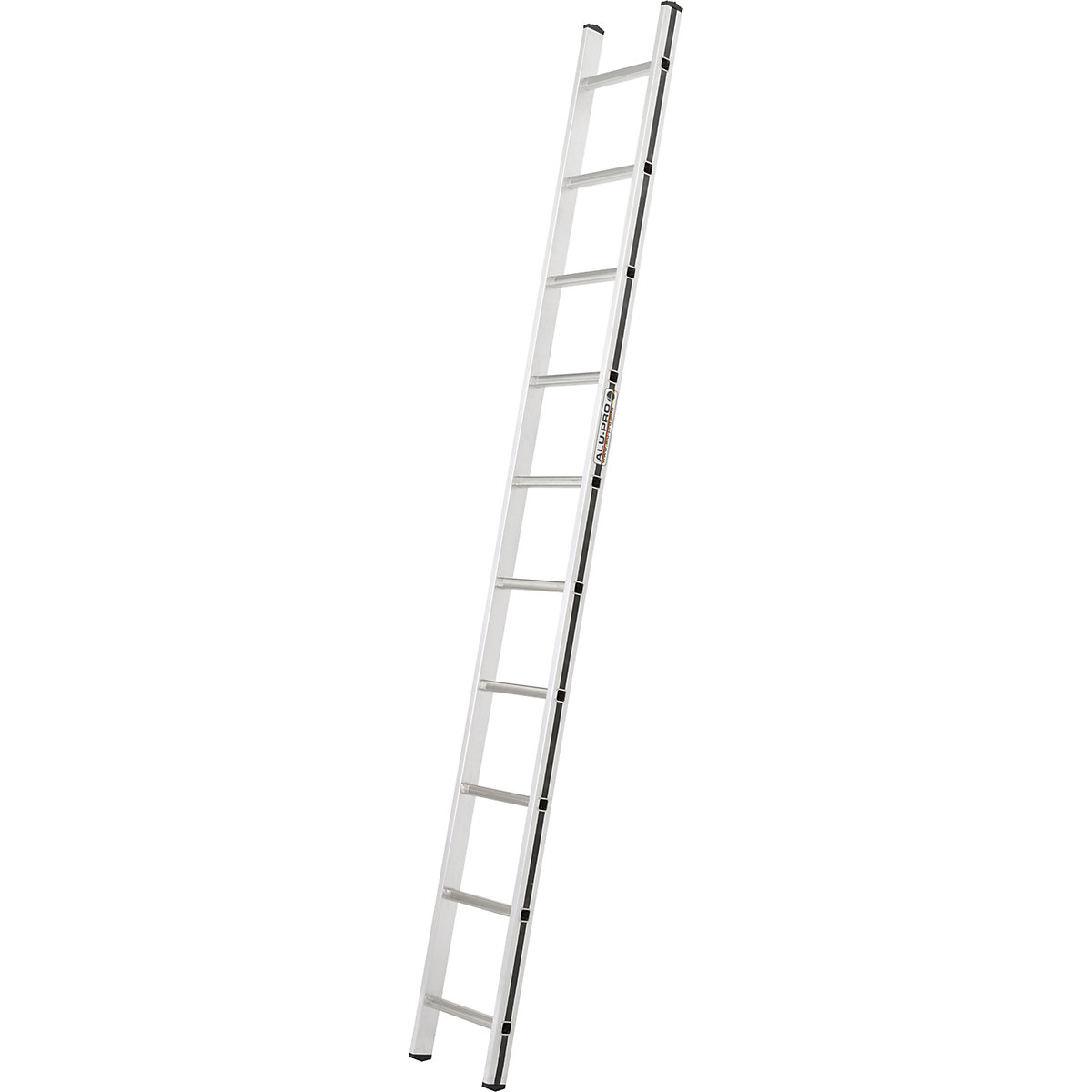 Lean to ladder with rungs – HYMER, width 350 mm, 10 rungs-3