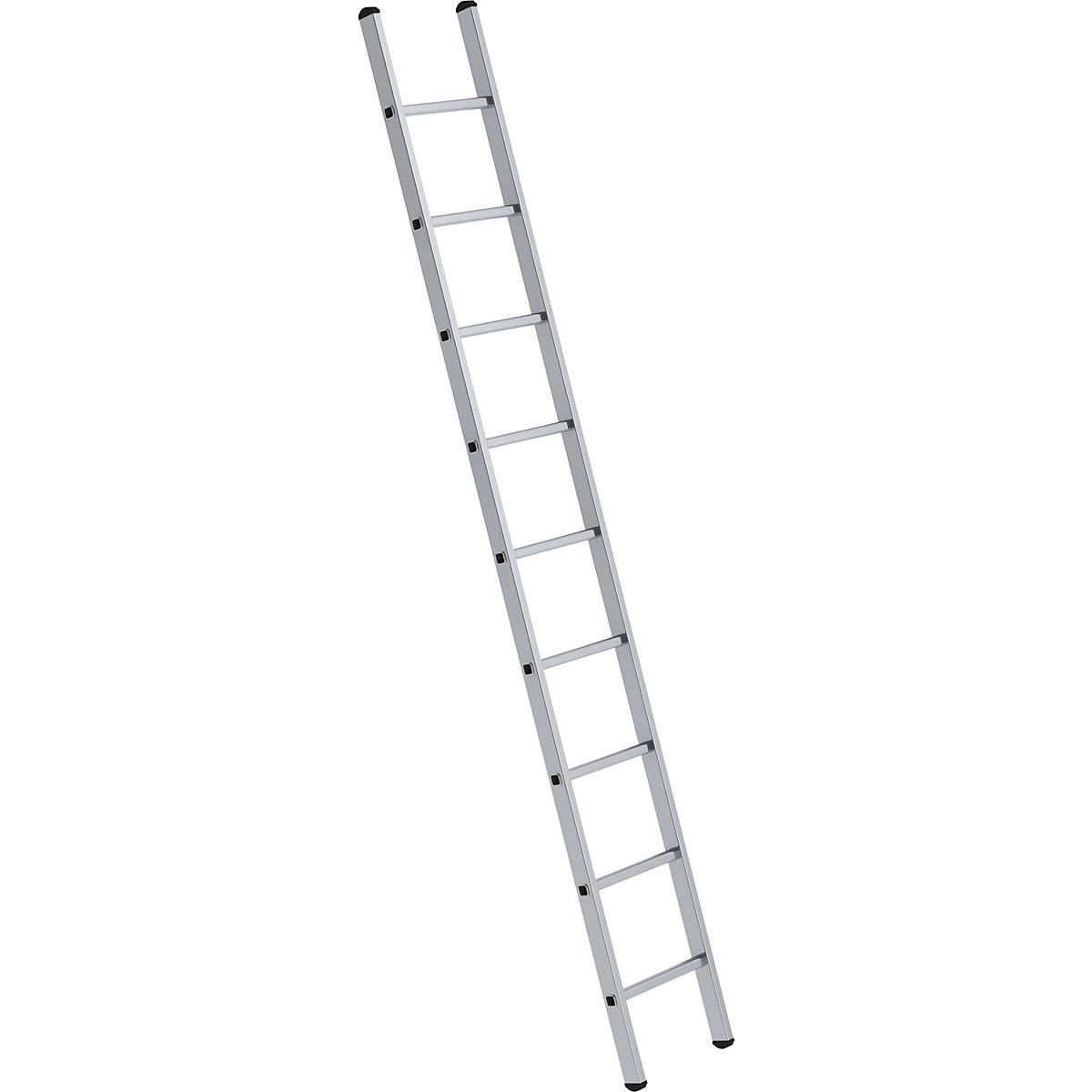 Lean to ladder with rungs – MUNK, width 350 mm, rail 58 x 25 mm, 9 rungs-5